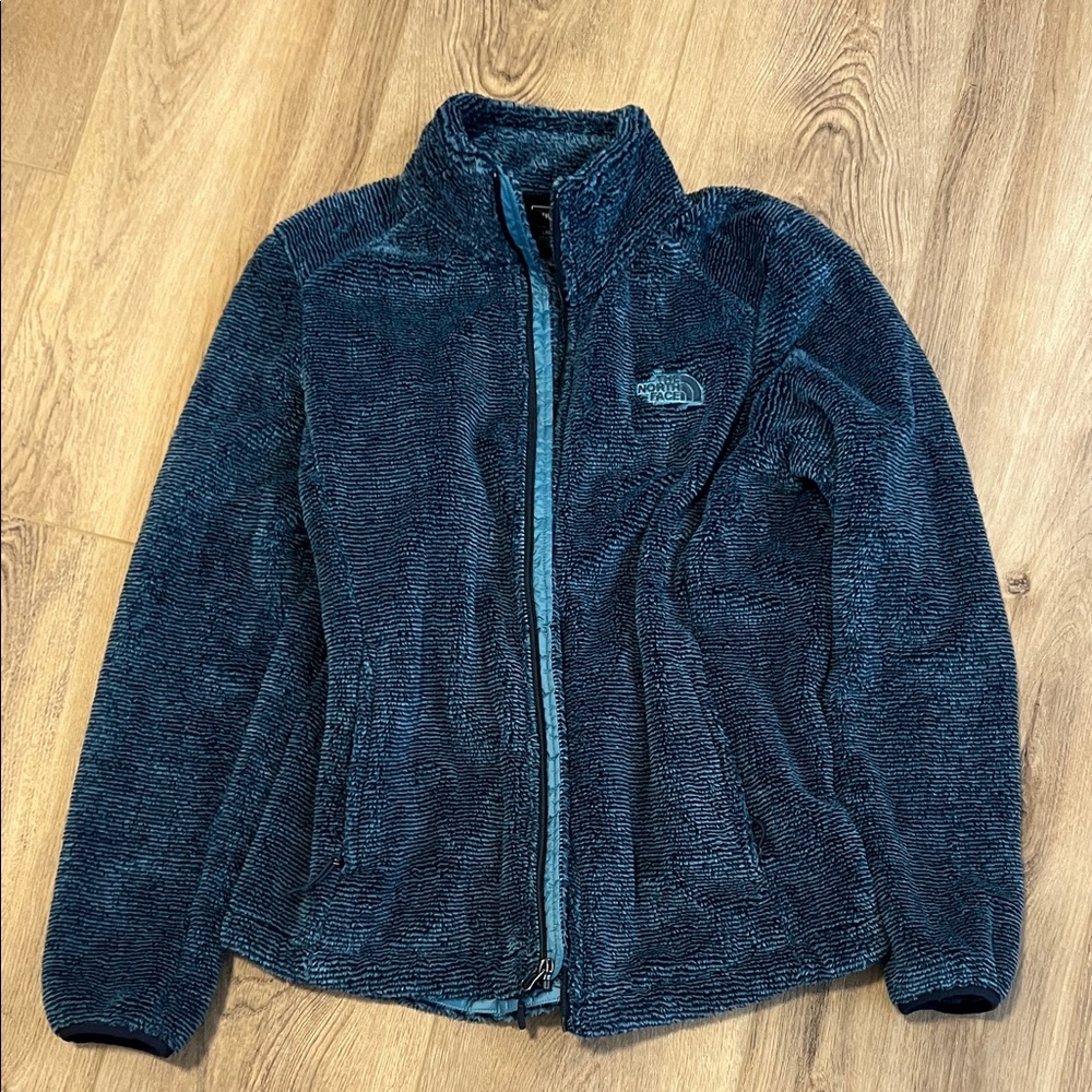 The North Face fleece jacket- size large (blue)